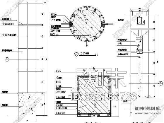 象牙铝塑板包柱施工图下载【ID:832186723】