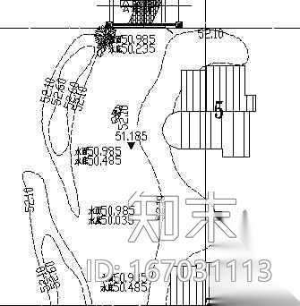 某花园小区总体竖向设计cad施工图下载【ID:167031113】