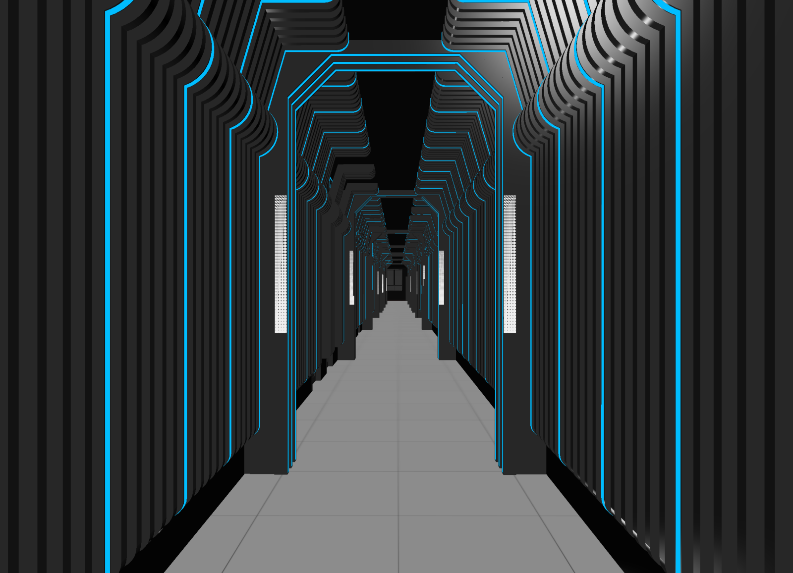 现代走廊3D模型下载【ID:1214663579】