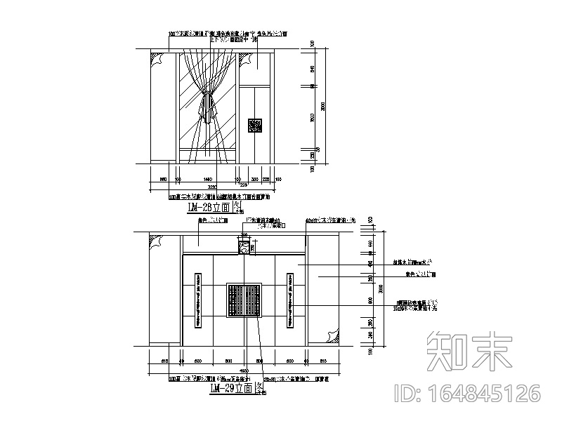 中式风格连锁火锅店设计CAD施工图cad施工图下载【ID:164845126】