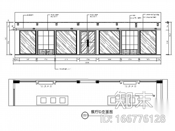 [浙江]现代办公室大厅室内装修图（含效果图）cad施工图下载【ID:166776128】