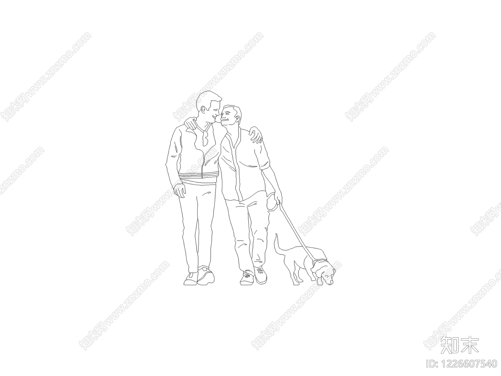人物cad施工图下载【ID:1226607540】