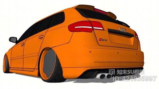 奥迪RS3SU模型下载【ID:424935997】
