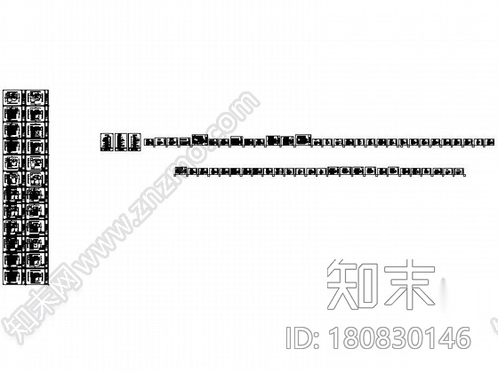 [上海]高端新古典欧式复式样板间装修施工图cad施工图下载【ID:180830146】