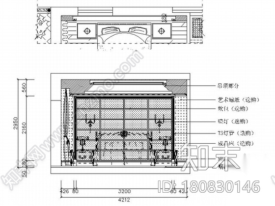[上海]高端新古典欧式复式样板间装修施工图cad施工图下载【ID:180830146】