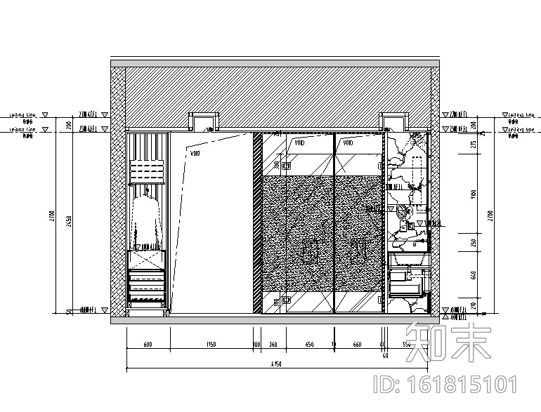 惠州翡翠山华美达酒店客房施工图设计+效果图cad施工图下载【ID:161815101】