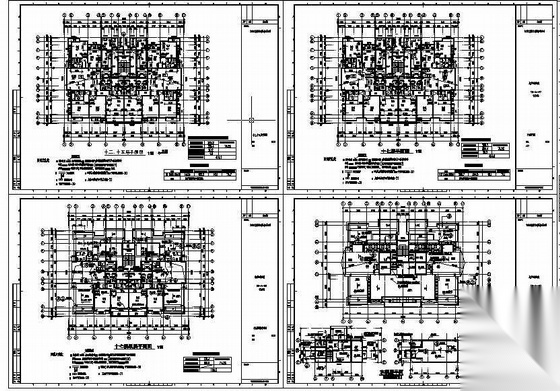 [江苏]某巴黎式公寓楼及会所建筑施工图施工图下载【ID:167911197】