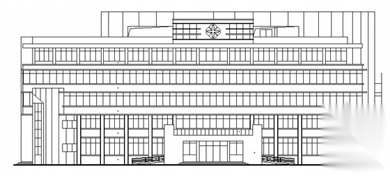 五层医院门诊及住院楼建筑施工图cad施工图下载【ID:151589176】