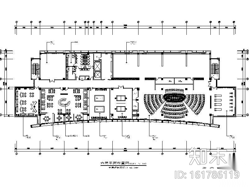 [江苏]某电子有限公司办公空间装修图(含效果)cad施工图下载【ID:161786119】