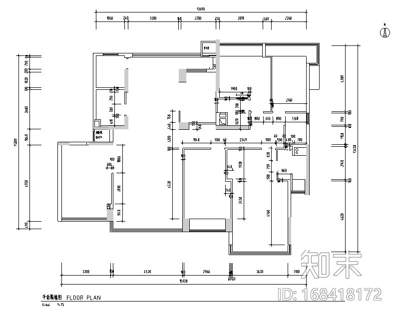 [广东]帝豪湾公墅设计施工图（附效果图）cad施工图下载【ID:168418172】