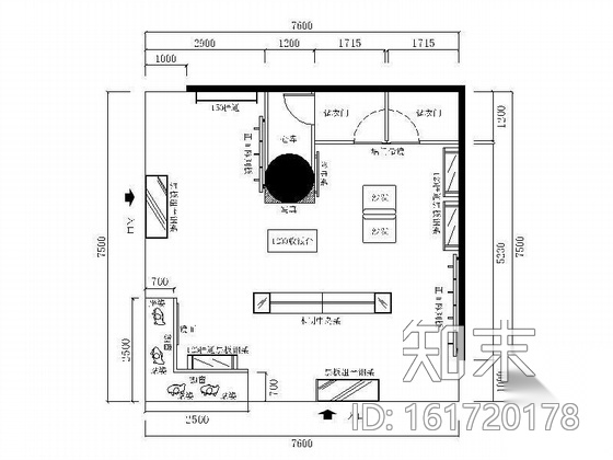 [郑州]某大商场服装专柜设计图施工图下载【ID:161720178】
