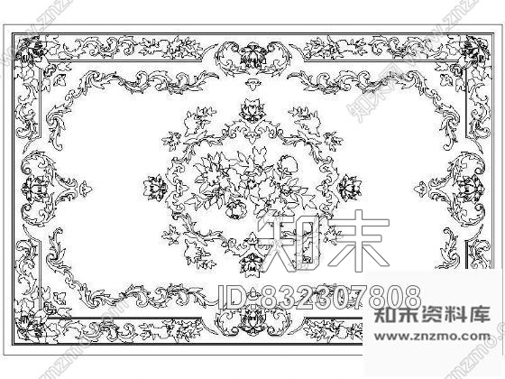 图块/节点地毯铺地009施工图下载【ID:832307808】