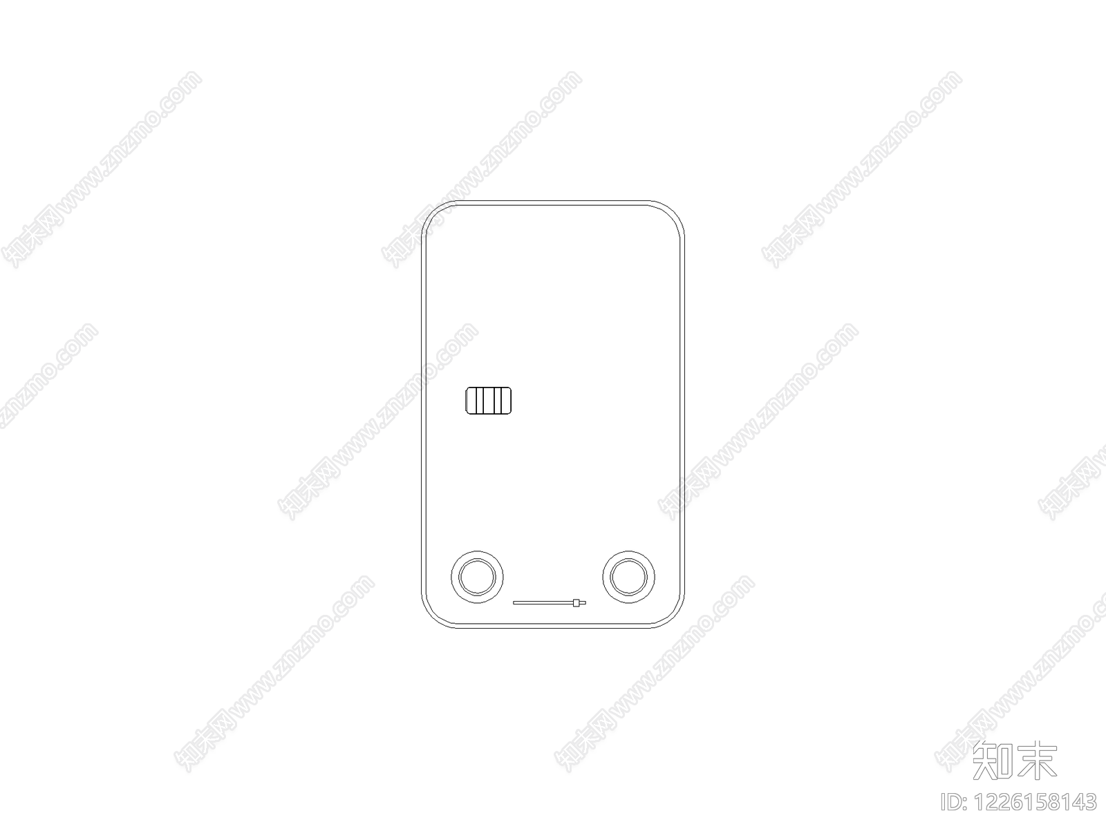 衣帽包包箱子图块cad施工图下载【ID:1226158143】