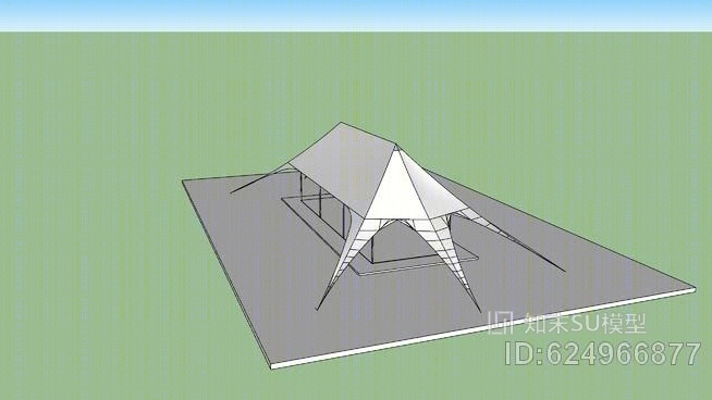 帐篷SU模型下载【ID:624966877】