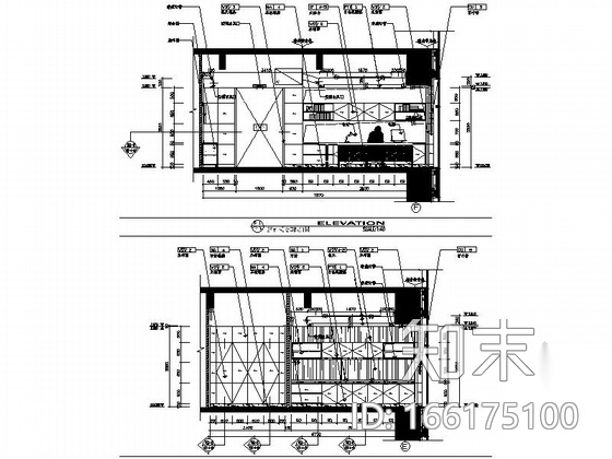 [张家港]某广场外贸公司现代办公室装修图（含效果）cad施工图下载【ID:166175100】