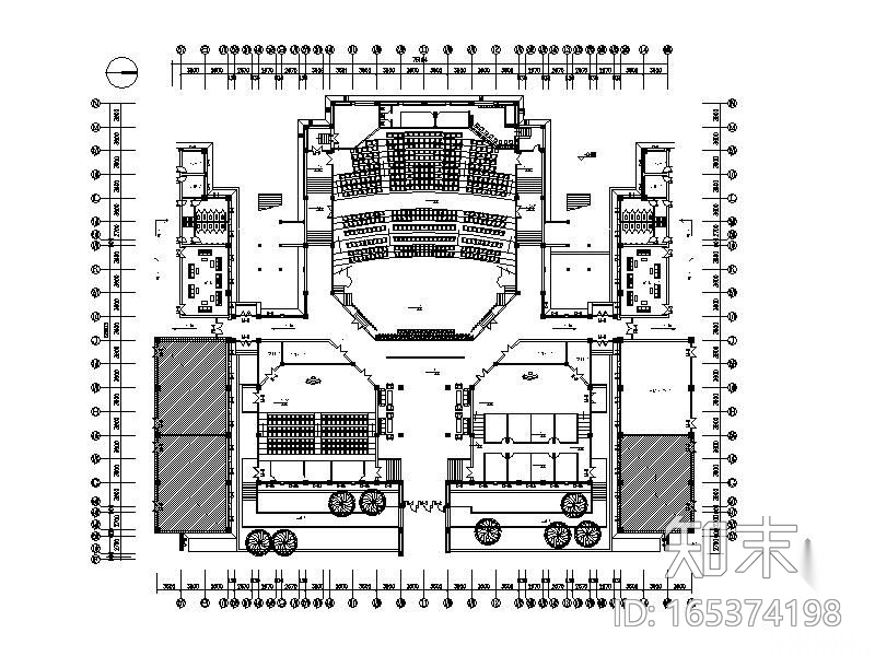 [江西]某师范大学音乐厅装修图(含效果)cad施工图下载【ID:165374198】