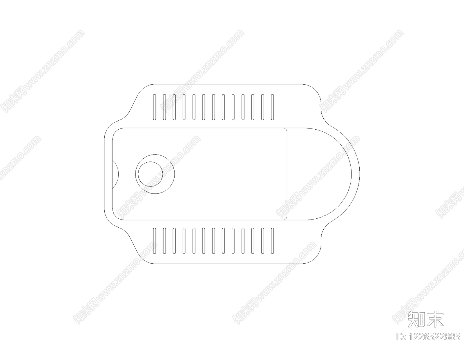 开关插座cad施工图下载【ID:1226522885】
