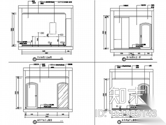 [四川]精品豪华五星级欧式风情主题特色酒店装修施工图...cad施工图下载【ID:161909143】