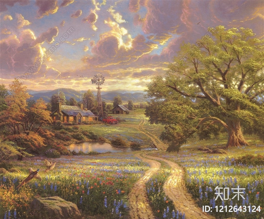 乡村贴图下载【ID:1212643124】