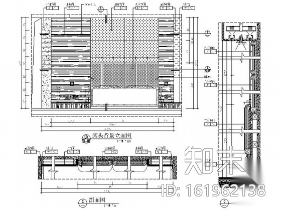 [重庆]某现代高档酒店客房室内设计装修图cad施工图下载【ID:161962138】