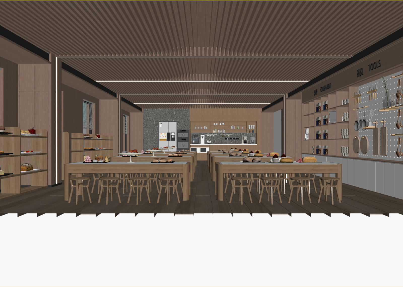 现代面包店3D模型下载【ID:1215161663】