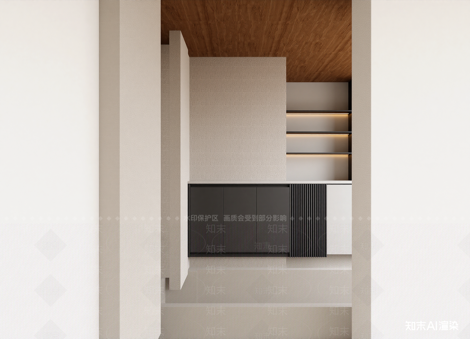 现代玄关3D模型下载【ID:1214817684】