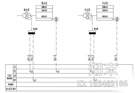 BAS控制系统原理图汇编cad施工图下载【ID:165463186】