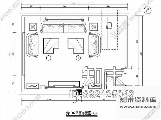 施工图山东豪华欧式KTV包间装饰施工图cad施工图下载【ID:632125043】