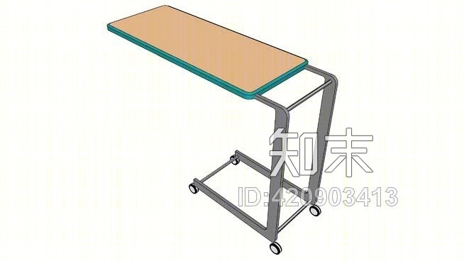 医院工作台SU模型下载【ID:420903413】