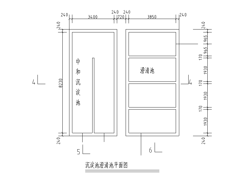 某化学公司污水处理项目施工图纸cad施工图下载【ID:166848113】