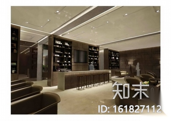 [上海]名师设计高档街坊会所设计施工图（含效果方案）cad施工图下载【ID:161827112】