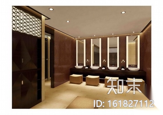 [上海]名师设计高档街坊会所设计施工图（含效果方案）cad施工图下载【ID:161827112】