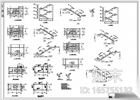 [济南]某住宅地下车库结构施工图cad施工图下载【ID:165755132】