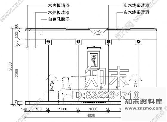 图块/节点餐厅包间立面cad施工图下载【ID:832294710】