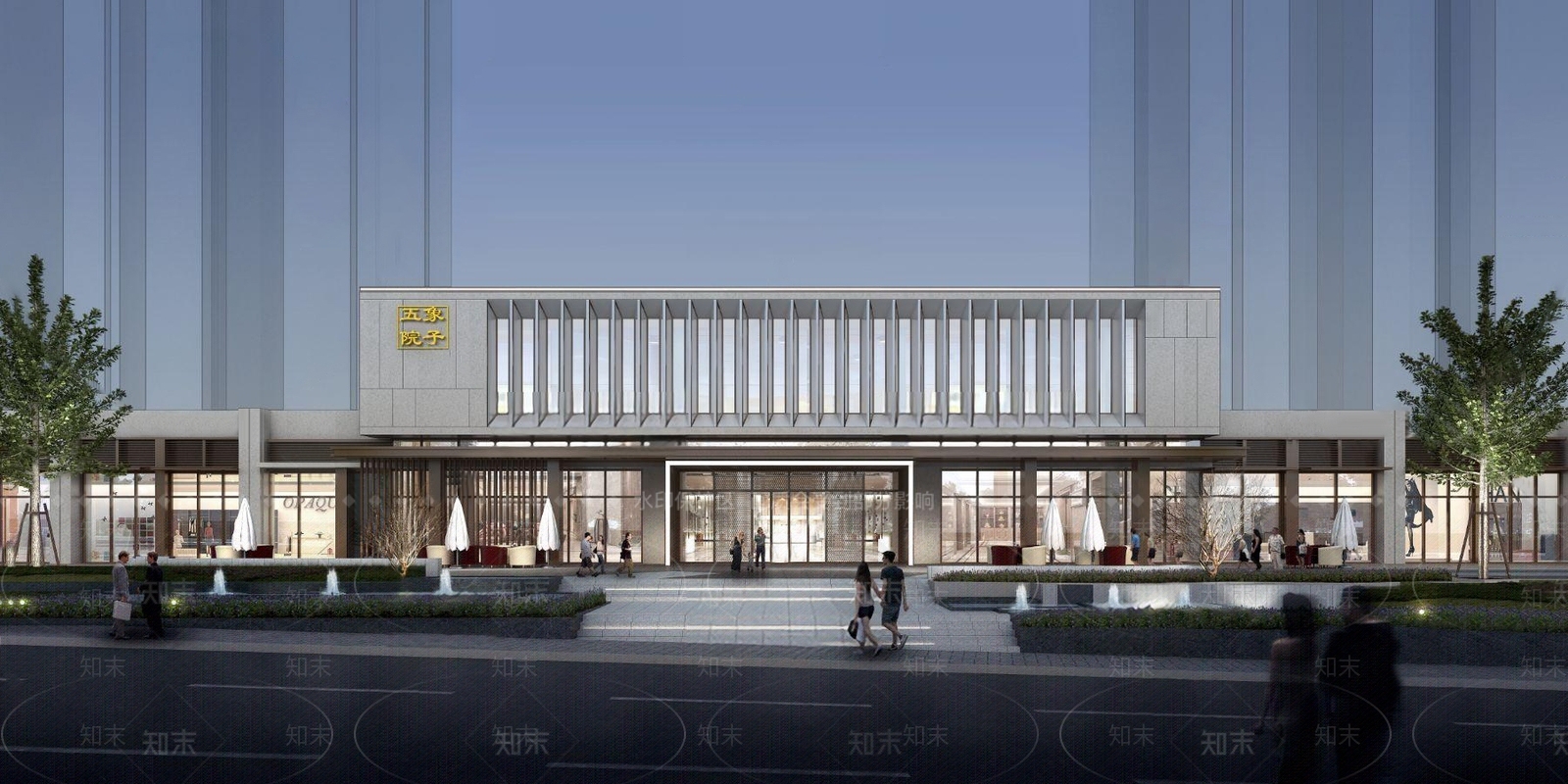 新中式售楼处3D模型下载【ID:1114784129】
