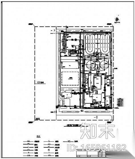 [内蒙古]某污水厂全套图纸cad施工图下载【ID:165961192】