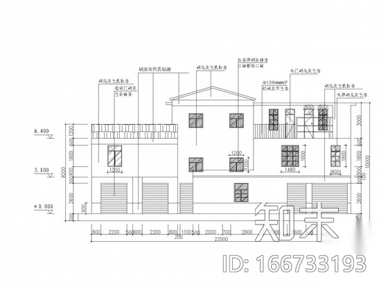 [合肥]某道路立面改造工程建筑施工图cad施工图下载【ID:166733193】