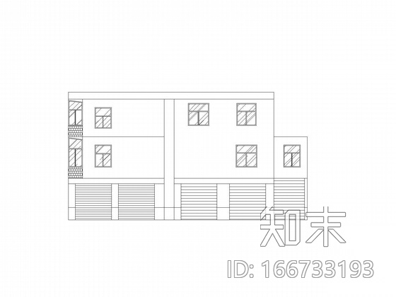 [合肥]某道路立面改造工程建筑施工图cad施工图下载【ID:166733193】