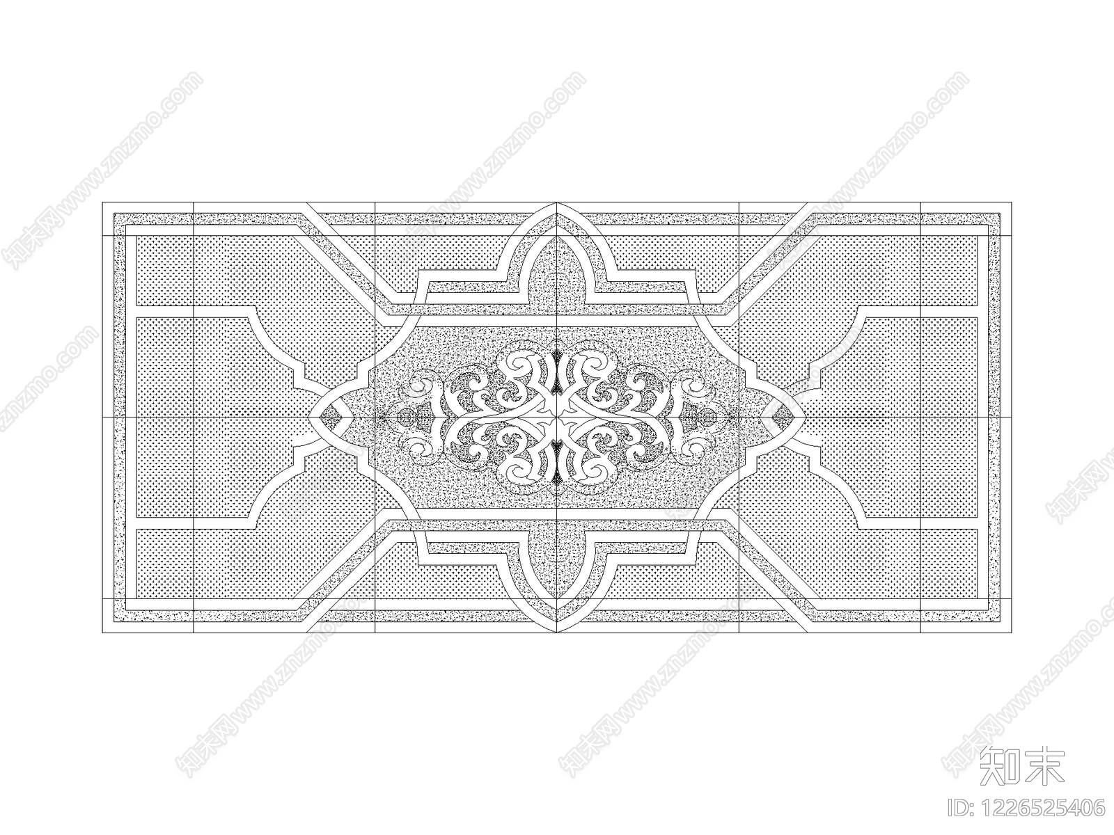 地面拼花CAD图纸