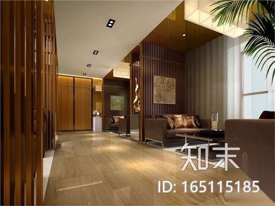 [广东]大气品质超凡售楼处室内设计施工图cad施工图下载【ID:165115185】
