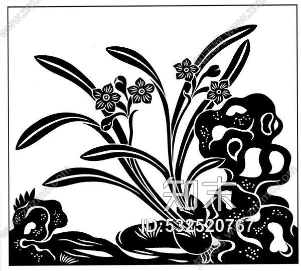 凹凸黑白-黑白古典贴图下载【ID:532520767】