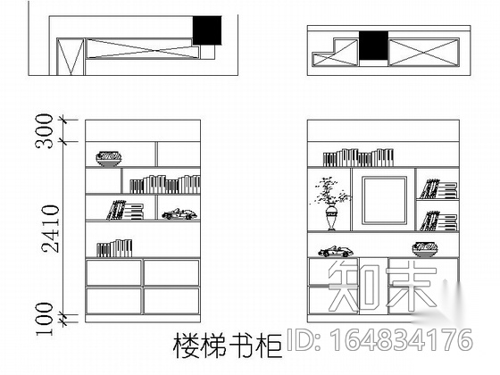 精品温馨雅致现代简约风格两层小别墅装修室内设计施工图cad施工图下载【ID:164834176】