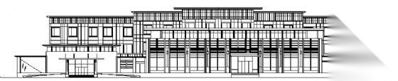 某三层旅馆建筑设计方案图cad施工图下载【ID:149935133】