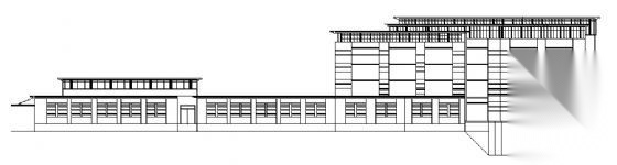 某三层旅馆建筑设计方案图cad施工图下载【ID:149935133】