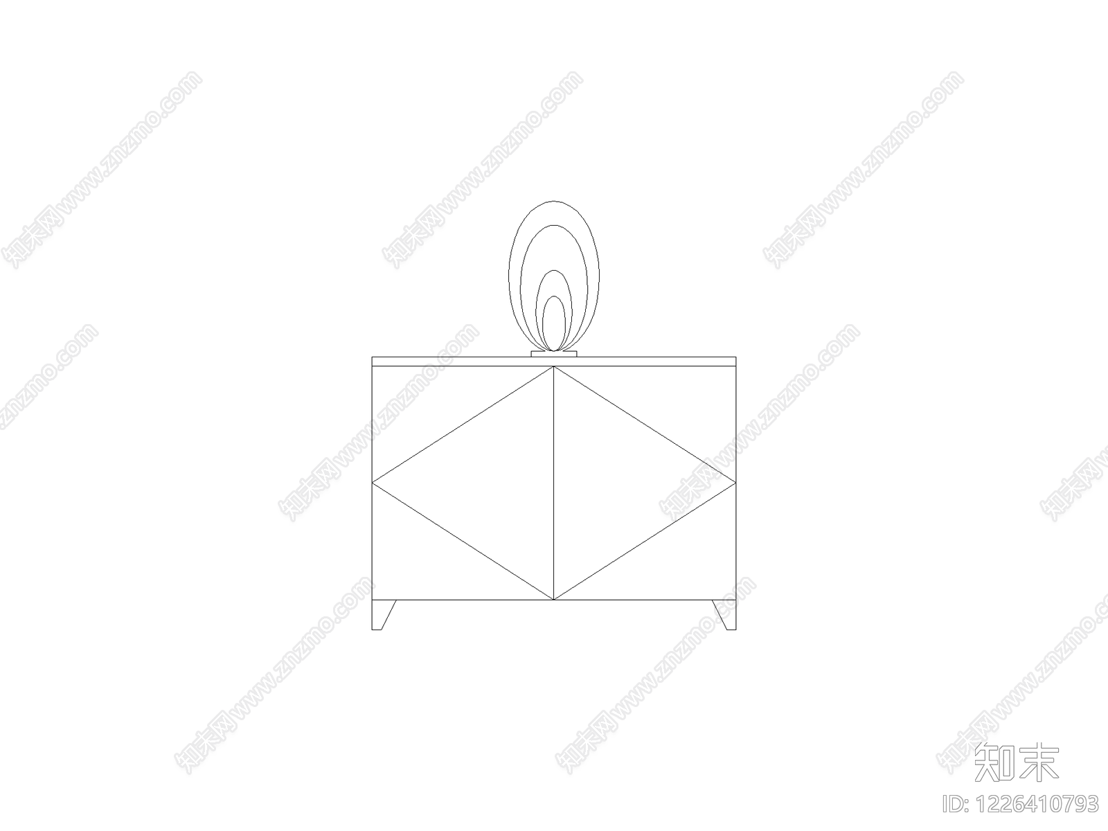 柜子平立面cad施工图下载【ID:1226410793】