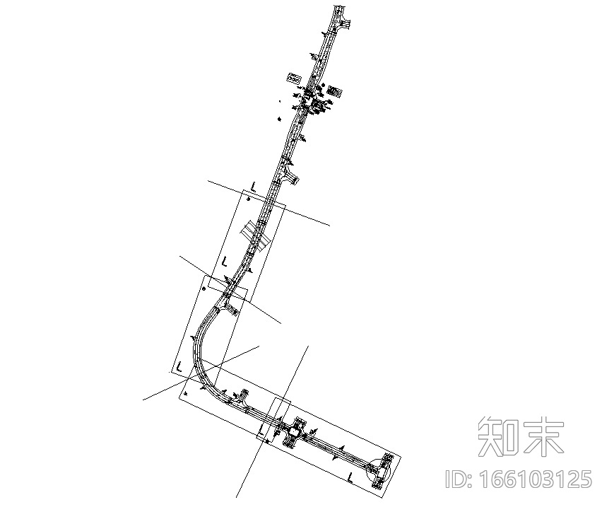 交通信号设施工程图纸cad施工图下载【ID:166103125】