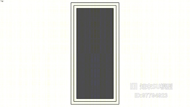 平开窗SU模型下载【ID:97794923】