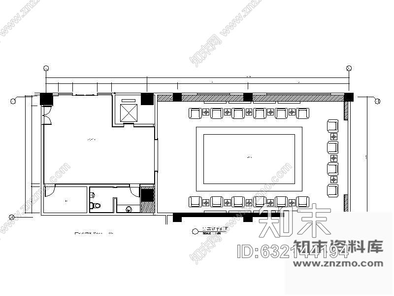 施工图某火车站贵宾厅施工图(含效果)施工图下载【ID:632144194】