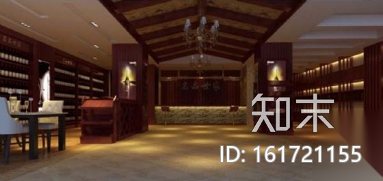 某知名酒庄室内装修图（含效果)cad施工图下载【ID:161721155】