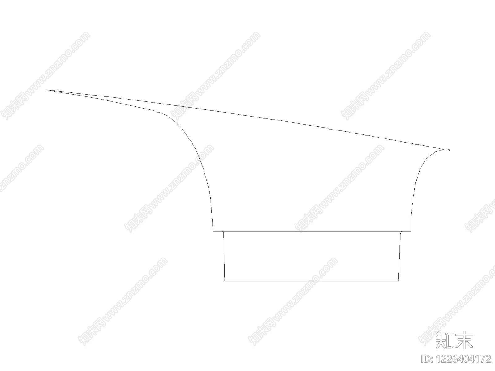 装饰线条cad施工图下载【ID:1226404172】